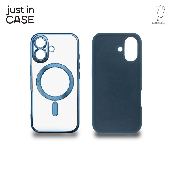 2u1 Extra case MAG MIX PLUS paket maski za telefon za iPhone 17 PLAVI slika 3