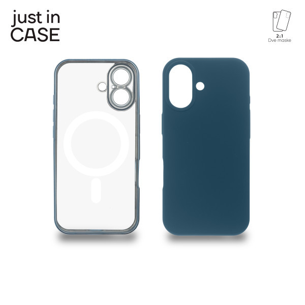 2u1 Extra case MAG MIX PLUS paket maski za telefon za iPhone 17 PLAVI slika 1