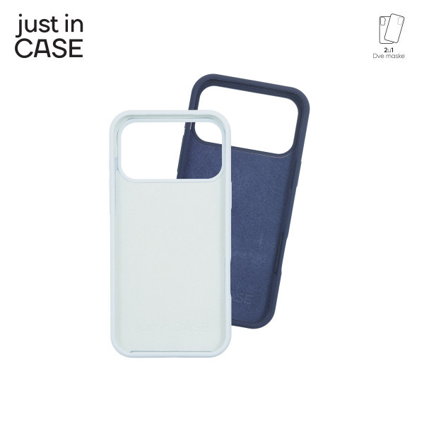 2u1 Extra case MIX PLUS paket maski za telefon za iPhone 17 Pro Max PLAVI slika 4