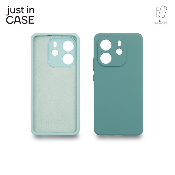 2u1 Extra case MIX PLUS paket maski za telefon za Redmi Note 14 ZELENI slika 1