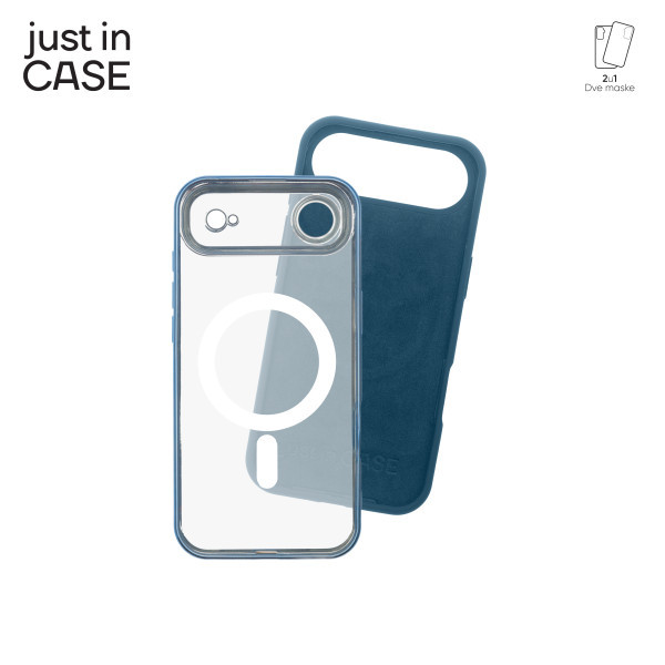 2u1 Extra case MAG MIX PLUS paket maski za telefon za iPhone 17 Air PLAVI slika 4