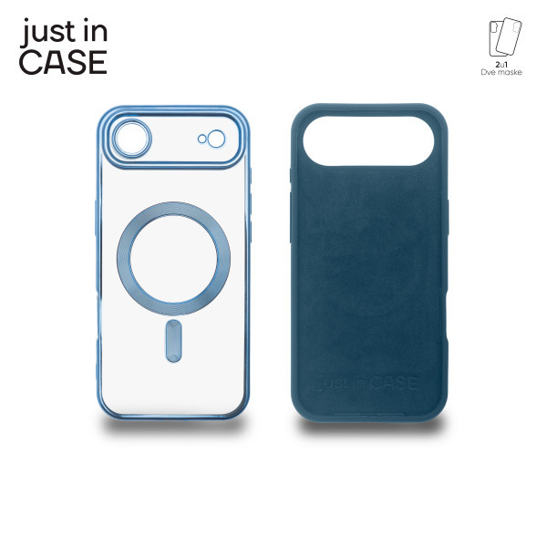 2u1 Extra case MAG MIX PLUS paket maski za telefon za iPhone 17 Air PLAVI slika 3