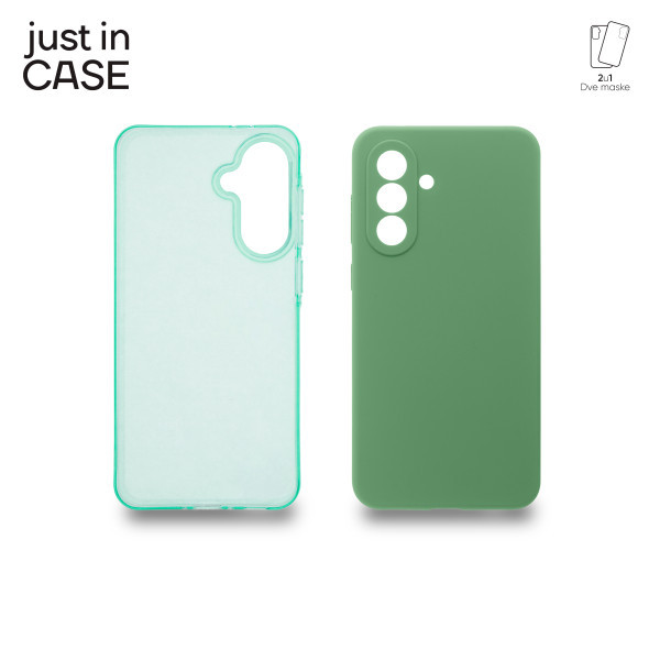 2u1 Extra case MIX paket maski za telefon za Samsung A56 ZELENI slika 1