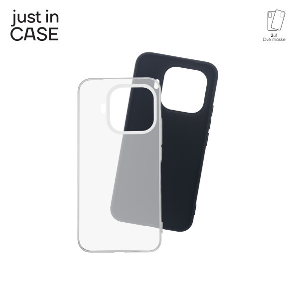 2u1 Extra case MIX PLUS paket maski za telefon za Xiaomi 15 T Pro CRNI slika 4
