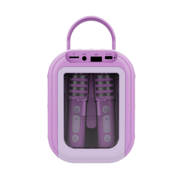 CELLY PARTYKIDS2 Bežični zvučnik sa 2 mikrofona LjUBIČASTI slika 4