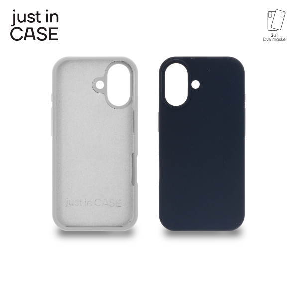 2u1 Extra case MIX PLUS paket maski za telefon za iPhone 17 CRNI slika 1