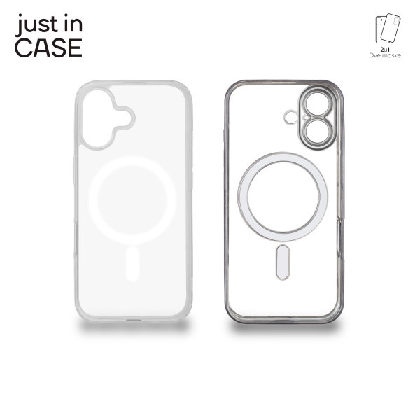 2u1 Extra case MAG MIX paket maski za telefon za iPhone 17 CRNI slika 4