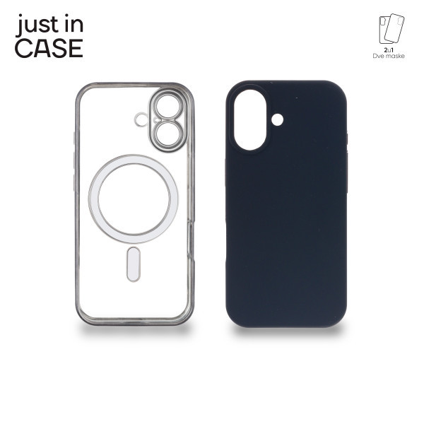 2u1 Extra case MAG MIX PLUS paket maski za telefon za iPhone 17 CRNI slika 1
