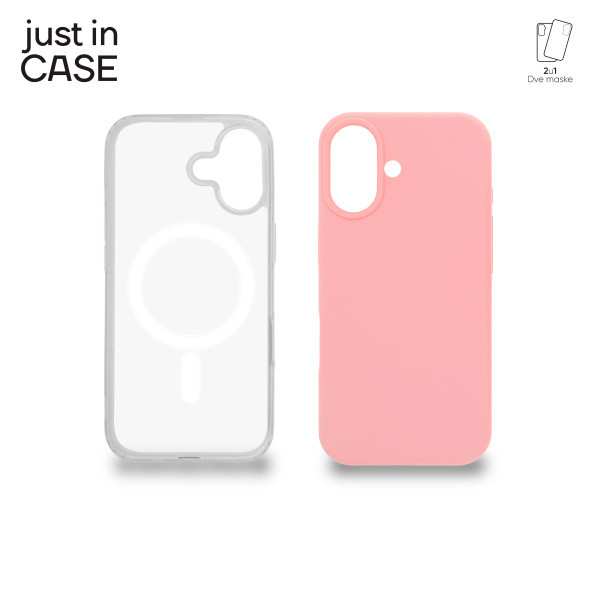 2u1 Extra case MAG MIX PLUS paket maski za telefon za iPhone 17 PINK slika 1