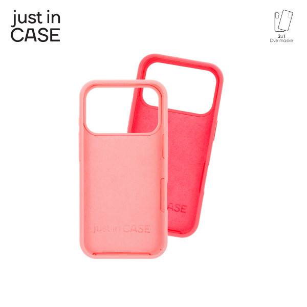 2u1 Extra case MIX PLUS paket maski za telefon za iPhone 17 Pro PINK slika 4