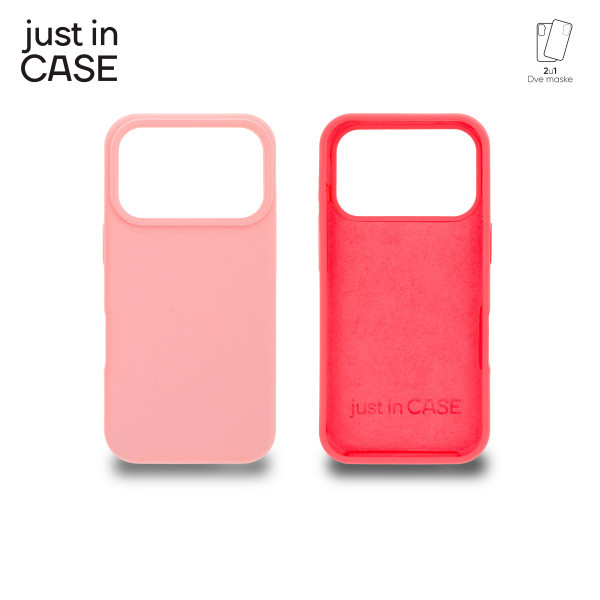 2u1 Extra case MIX PLUS paket maski za telefon za iPhone 17 Pro PINK slika 3