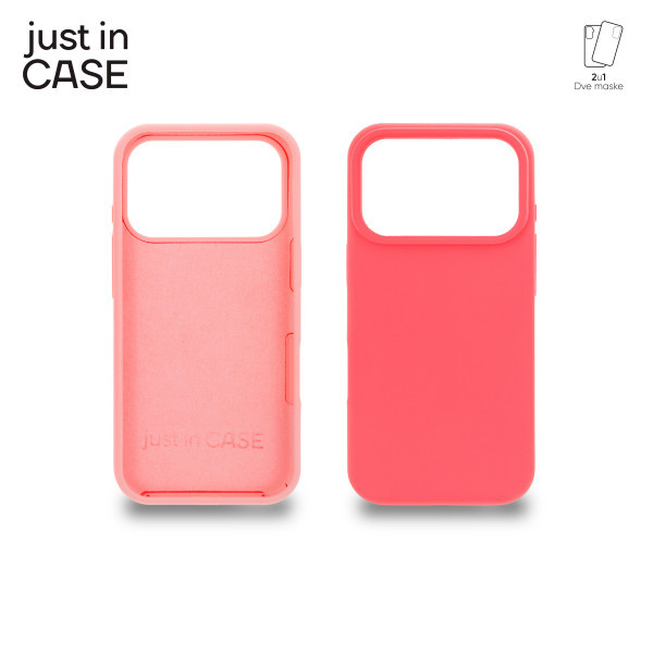 2u1 Extra case MIX PLUS paket maski za telefon za iPhone 17 Pro PINK slika 1