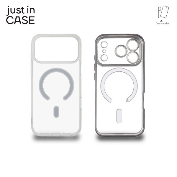 2u1 Extra case MAG MIX paket maski za telefon za iPhone 17 Pro CRNI slika 3