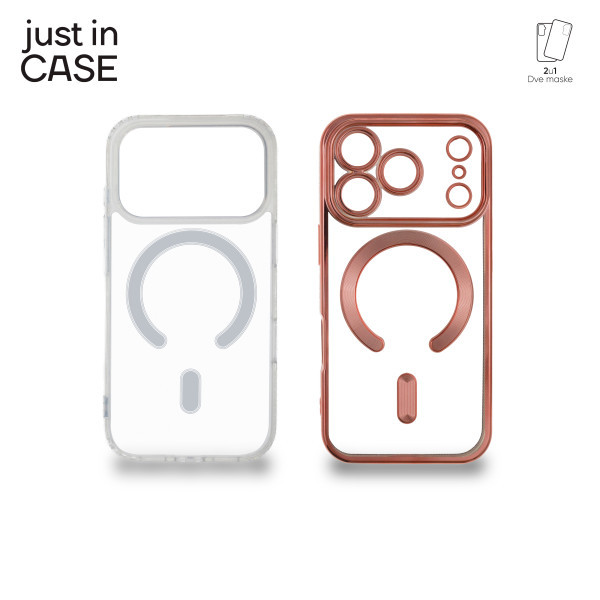 2u1 Extra case MAG MIX paket maski za telefon za iPhone 17 Pro PINK slika 1