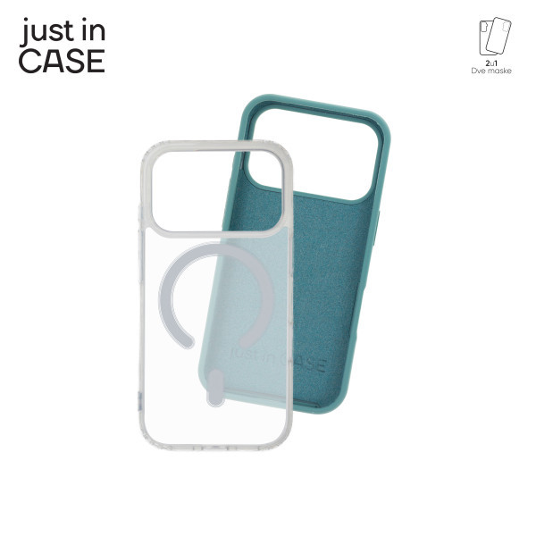 2u1 Extra case MAG MIX PLUS paket maski za telefon za iPhone 17 Pro ZELENI slika 4