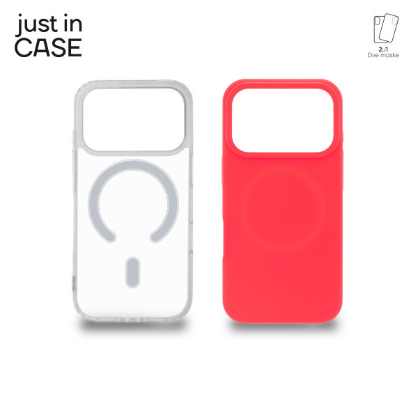 2u1 Extra case MAG MIX PLUS paket maski za telefon za iPhone 17 Pro NARANDžASTI slika 1