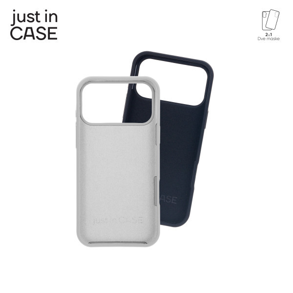 2u1 Extra case MIX PLUS paket maski za telefon za iPhone 17 Pro Max CRNI slika 4