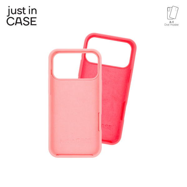 2u1 Extra case MIX PLUS paket maski za telefon za iPhone 17 Pro Max PINK slika 3