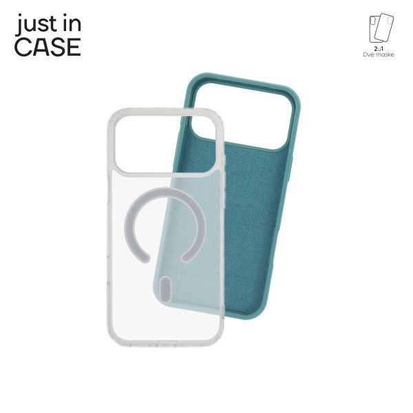 2u1 Extra case MAG MIX PLUS paket maski za telefon za iPhone 17 Pro Max ZELENI slika 4