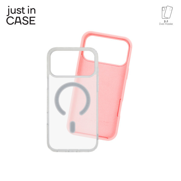 2u1 Extra case MAG MIX PLUS paket maski za telefon za iPhone 17 Pro Max PINK slika 4