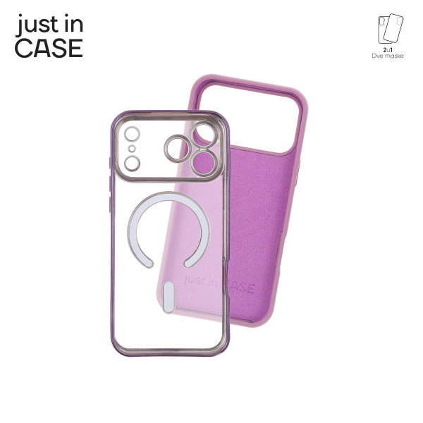 2u1 Extra case MAG MIX PLUS paket maski za telefon za iPhone 17 Pro Max LjUBIČASTI slika 4