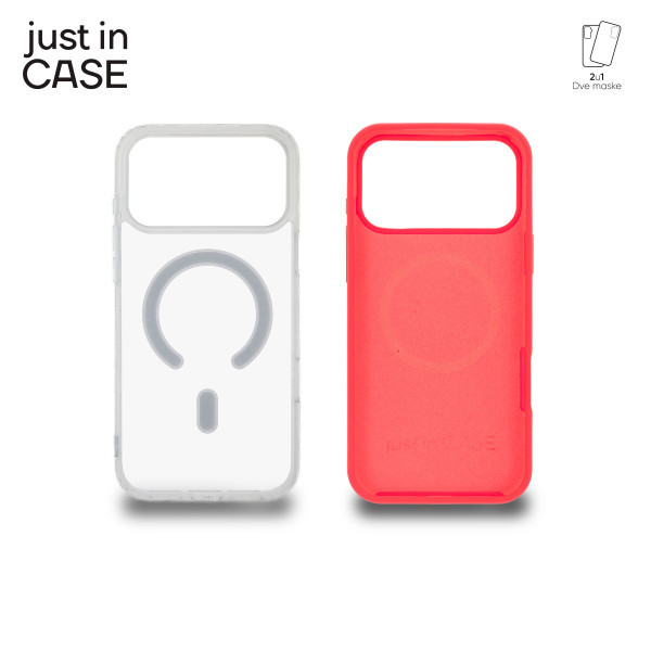 2u1 Extra case MAG MIX PLUS paket maski za telefon za iPhone 17 Pro Max NARANDžASTI slika 3