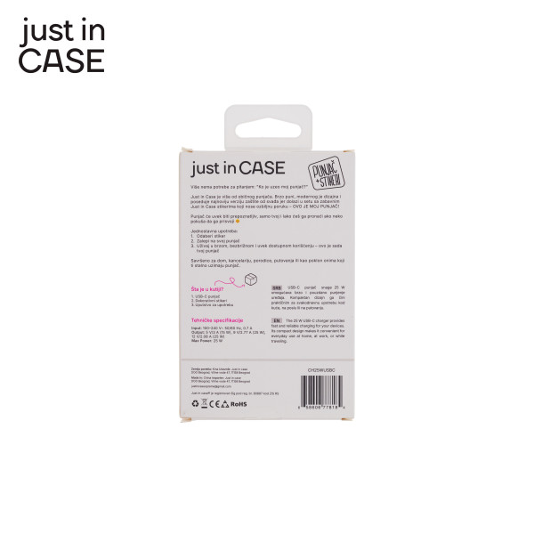 Just in CASE punjač  sa USB-C konektorom od 25W slika 5