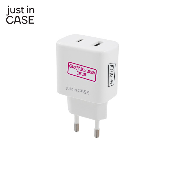 Just in CASE punjač sa USB-A i USB-C konektorom od 33W slika 4