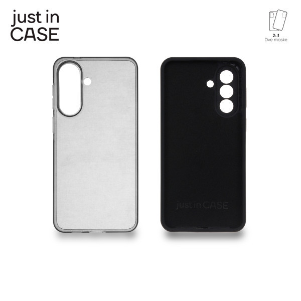 2u1 Extra case MIX paket maski za telefon za Samsung A57 CRNI slika 3