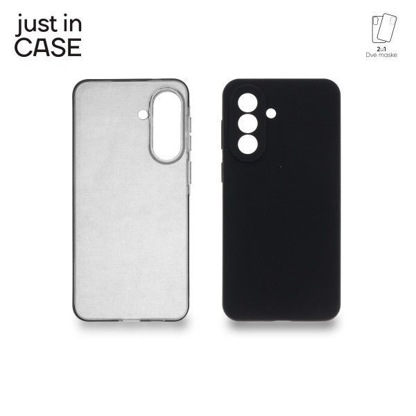2u1 Extra case MIX paket maski za telefon za Samsung A57 CRNI