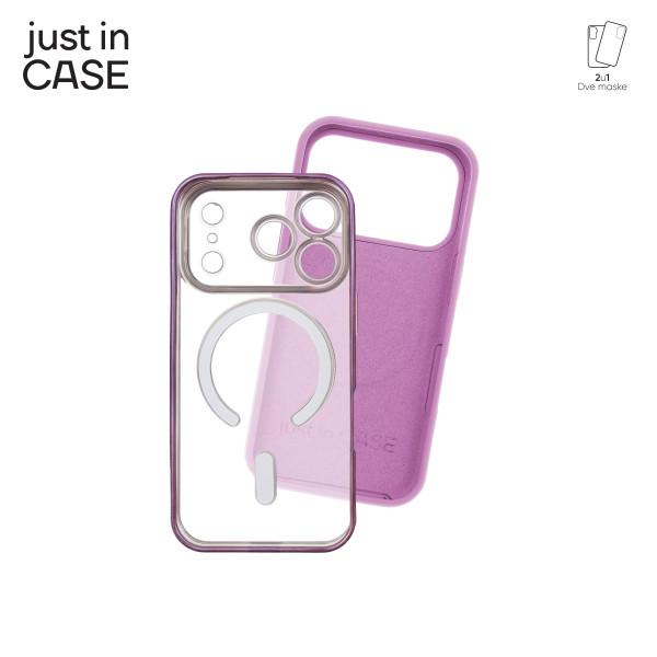 2u1 Extra case MAG MIX PLUS paket maski za telefon za iPhone 17 Pro LjUBIČASTI slika 4
