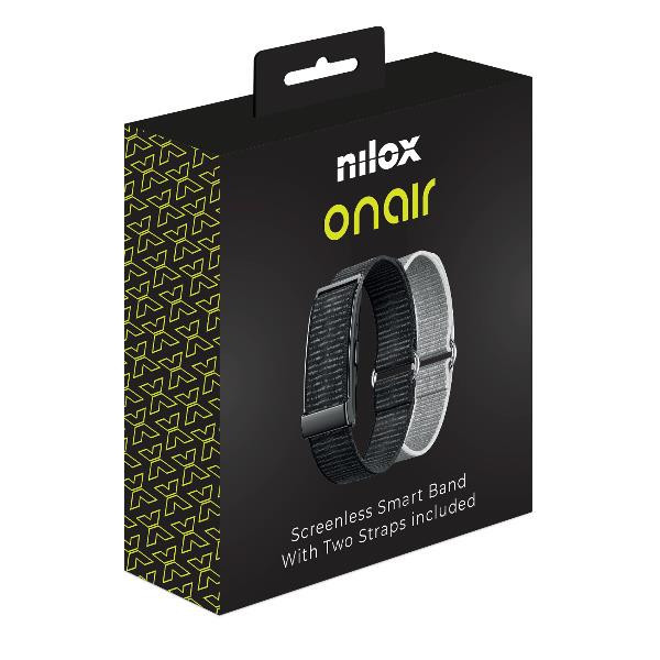 NILOX Smart Fitness Narukvica Bez Ekrana Black and Silver slika 3