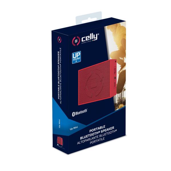 CELLY Bluetooth zvučnik UPMINI u CRVENOJ boji slika 4