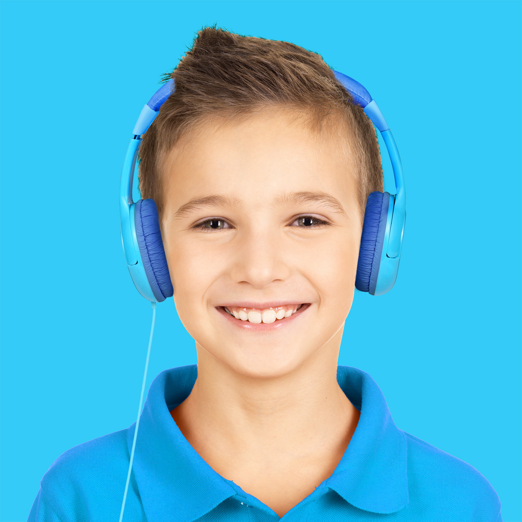 CELLY KIDSBEAT Stereo dečije žičane slušalice u PLAVOJ boji slika 5