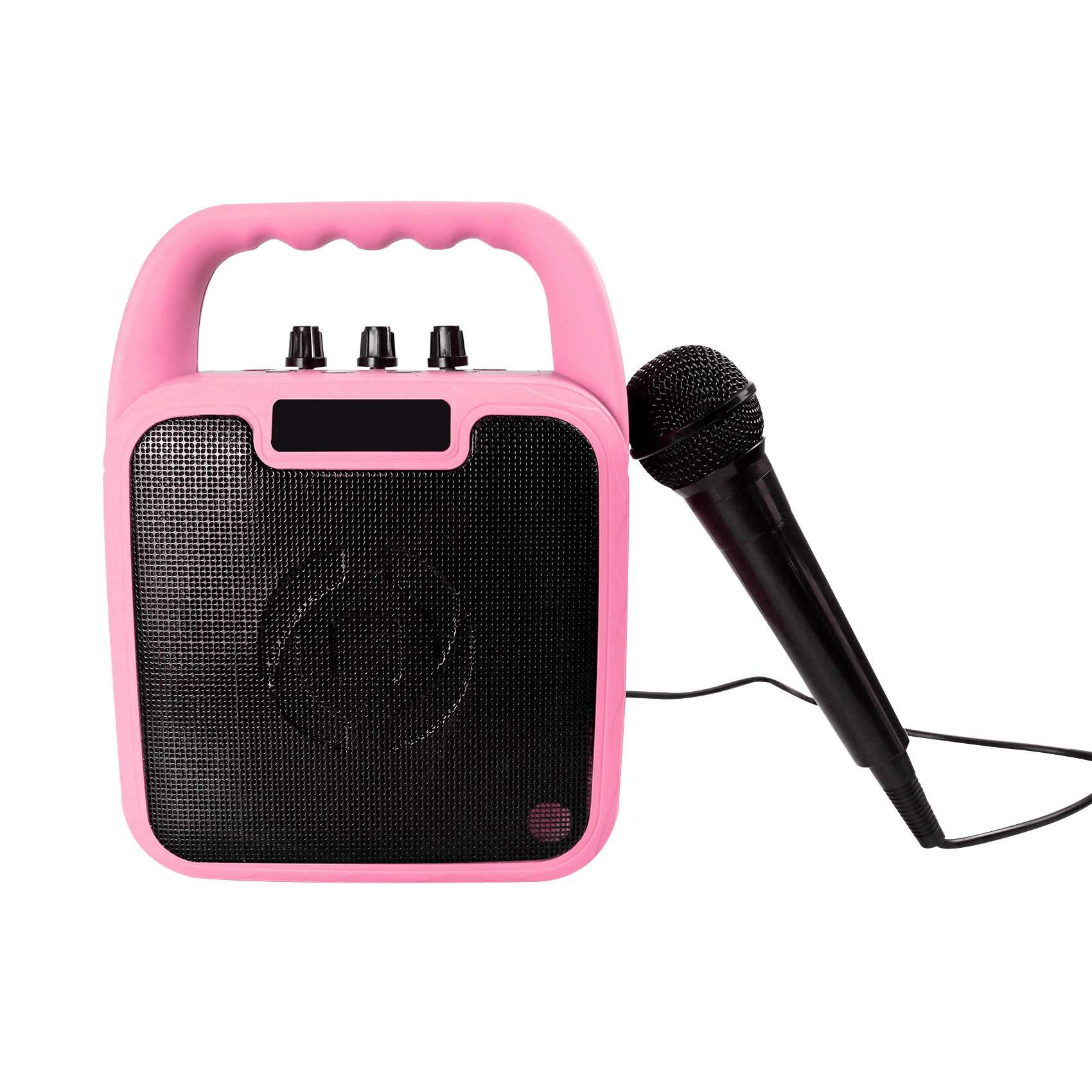 CELLY KIDSPARTY bežični karaoke mikrofon sa zvučnikom u PINK boji