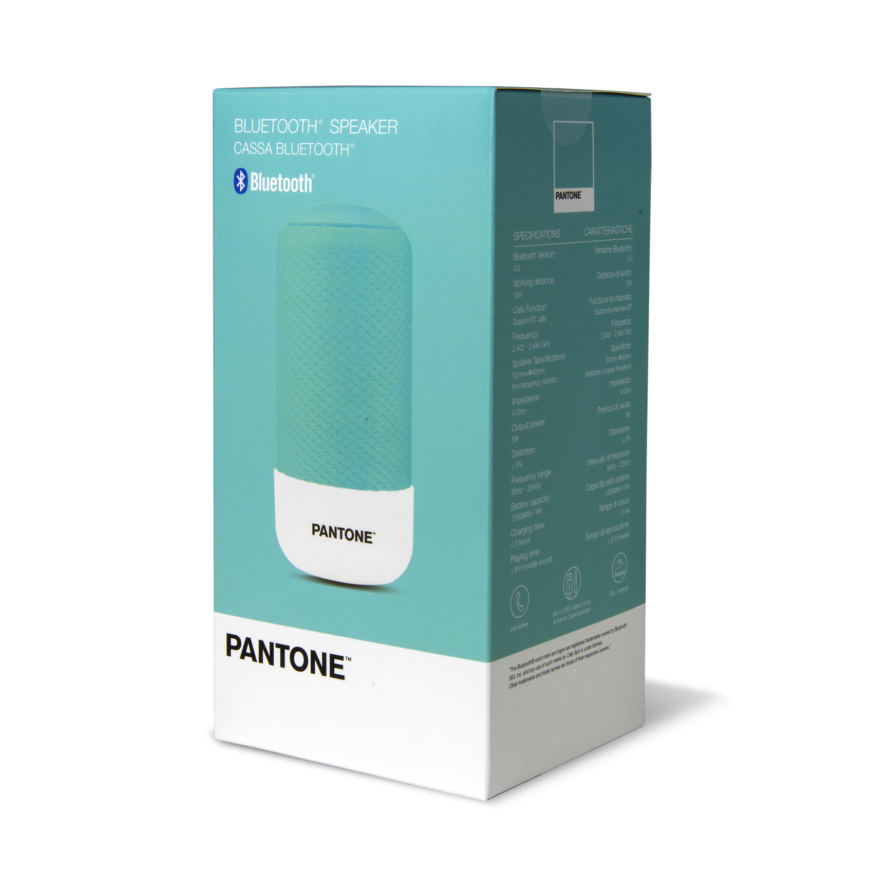 PANTONE PT-BS001L prenosivi bluetooth zvučnik u PLAVOJ boji slika 3