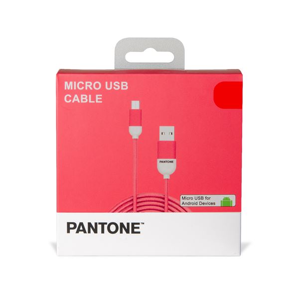 PANTONE Micro USB kabl za telefon MC001 u PINK boji slika 3
