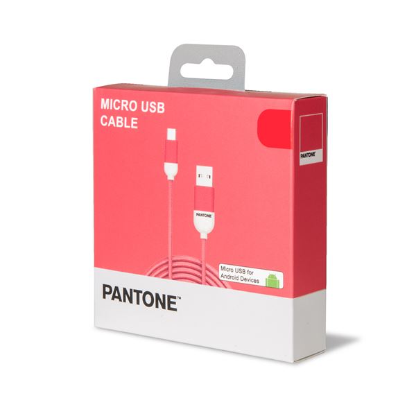 PANTONE Micro USB kabl za telefon MC001 u PINK boji slika 4