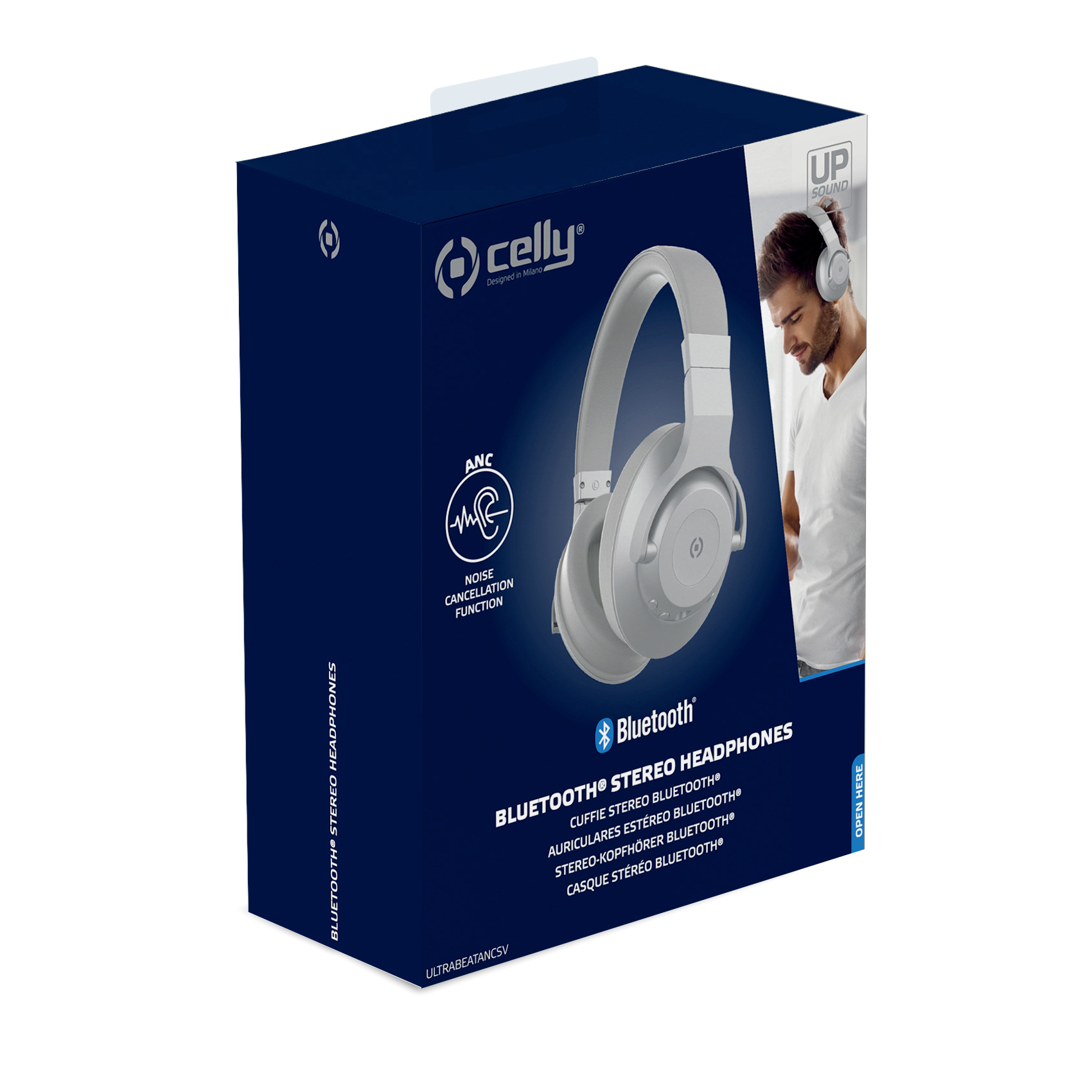 CELLY ULTRABEAT ANC bluetooth slušalice u BELOJ boji slika 3