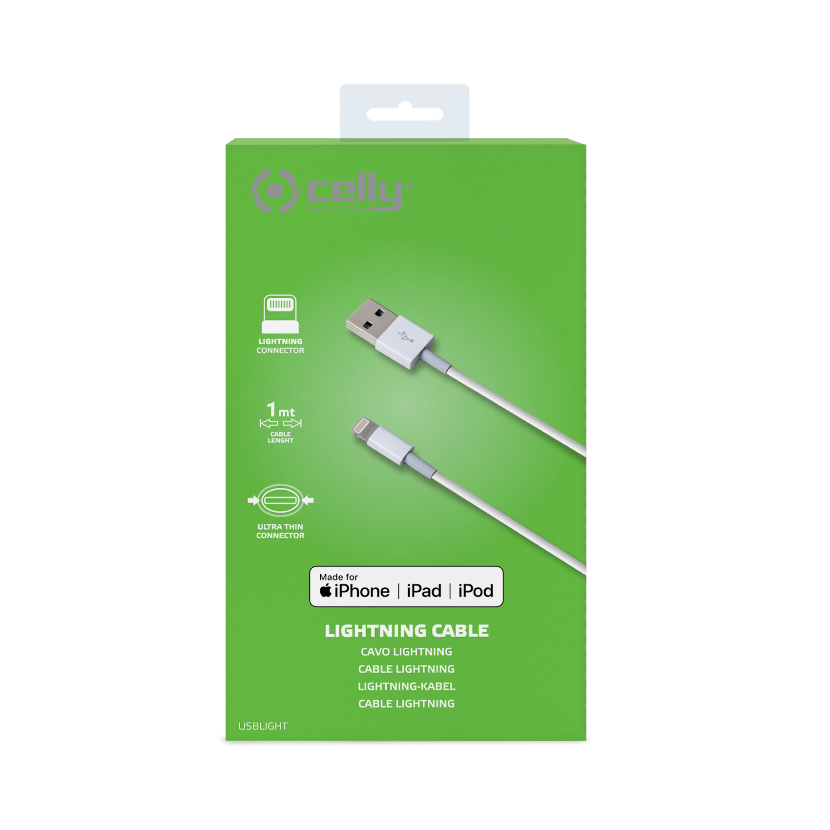 CELLY USB - LIGHTNING kabl slika 3