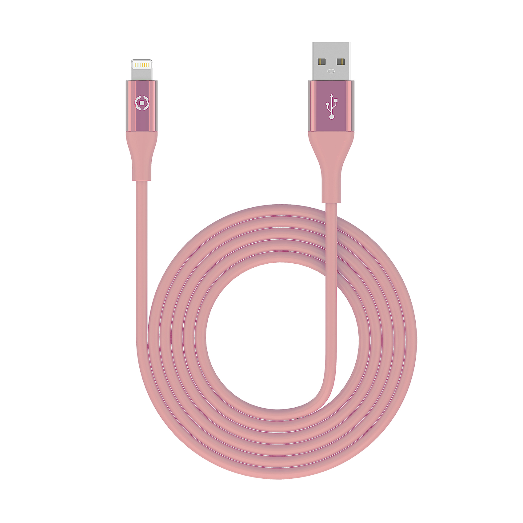CELLY USB - LIGHTNING kabl za iPhone u PINK boji slika 5