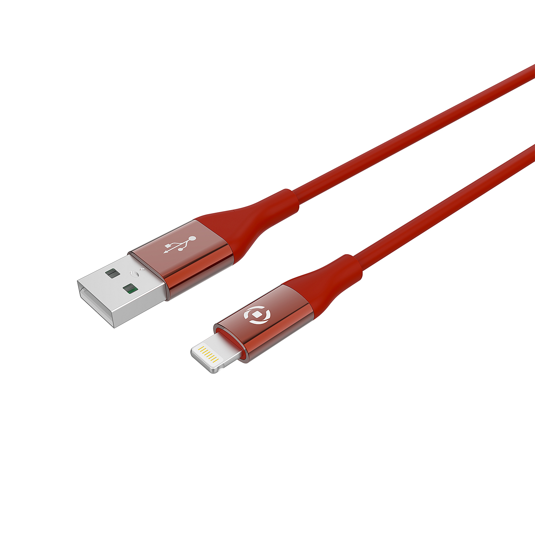 CELLY USB - LIGHTNING kabl za iPhone u CRVENOJ boji slika 1