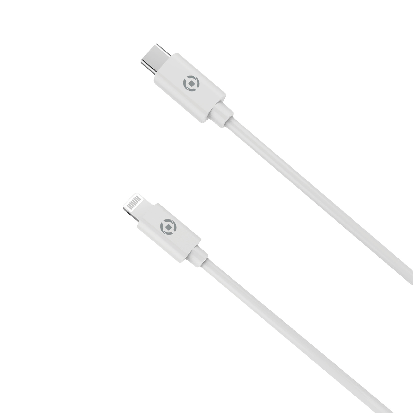 CELLY USB-C - LIGHTNING kabl za iPhone u BELOJ boji slika 1