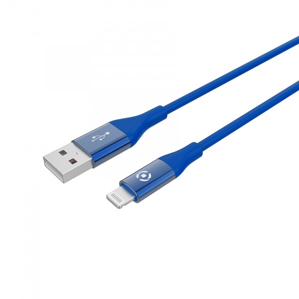 CELLY USB - LIGHTNING kabl za iPhone u PLAVOJ boji slika 1