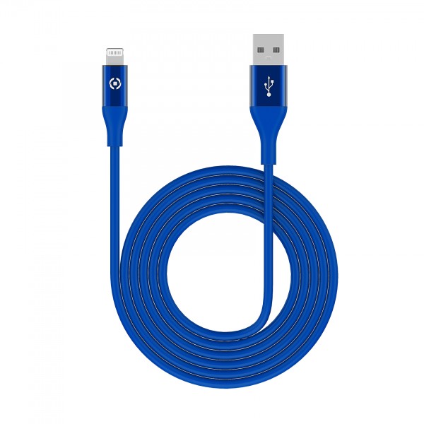 CELLY USB - LIGHTNING kabl za iPhone u PLAVOJ boji slika 3