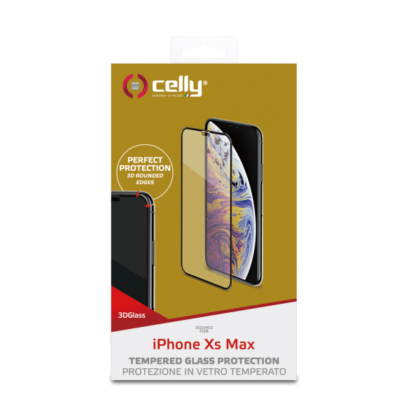 CELLY Zaštitno staklo 3D za iPhone XS MAX slika 4