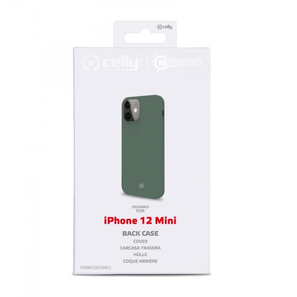 CELLY Futrola CROMO za iPhone 12 MINI u ZELENOJ boji slika 4