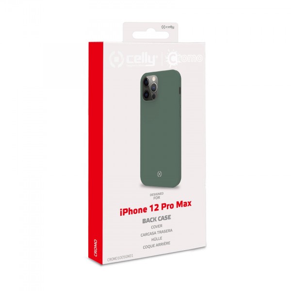 CELLY Futrola CROMO za iPhone 12 PRO MAX u ZELENOJ boji slika 4