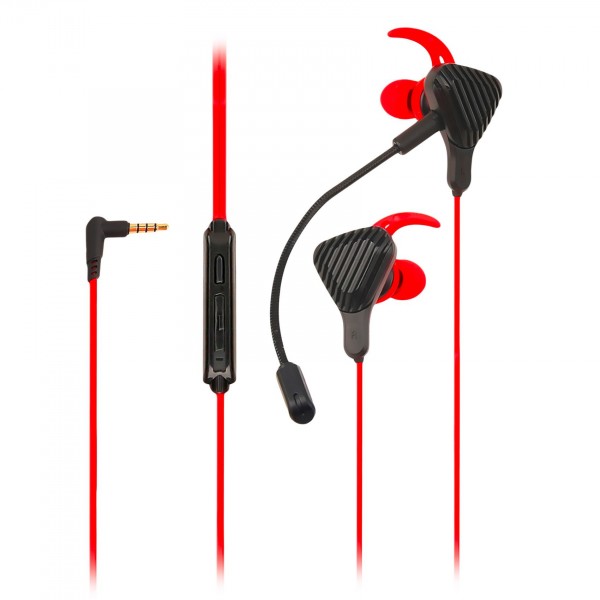 CELLY CYBERWIRED žičane bubice slušalice u CRNO/CRVENOJ boji slika 5