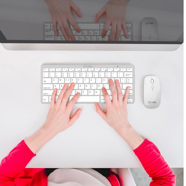 CELLY Bežični miš i tastatura u SREBRNOJ boji slika 4